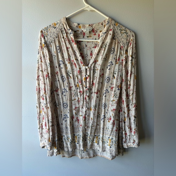 Lucky Brand Button Up Blouse - Picture 1 of 3